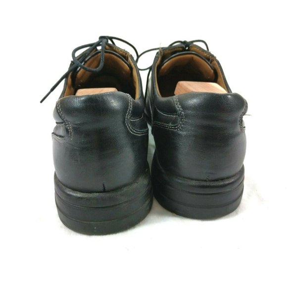 Dockers Mens 12M Black Bicycle Toe Leather Lace Up - Picture 4 of 10